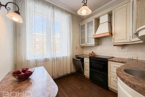 Atmospheric 3-room apartment with terrace in Vecmilgravis