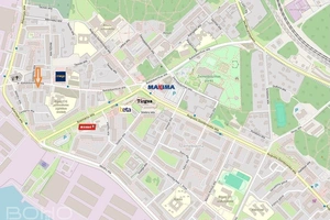 Атмосферная трёхкомнатная квартира с террасой в Вэцмилгрависе