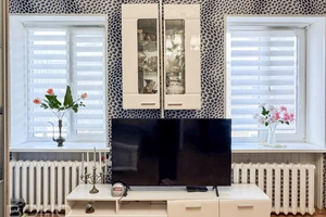 Высокие потолки и простор в двухкомнатной квартире